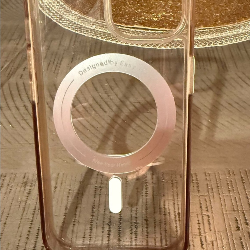 Gold Gradient Circle Phone Case